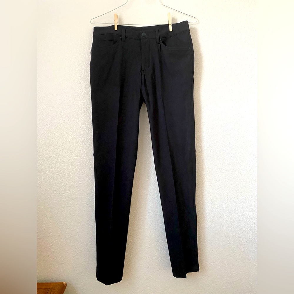 Men's Lululemon ABC 5 Pocket Black Slim Fit Pants 30x32
